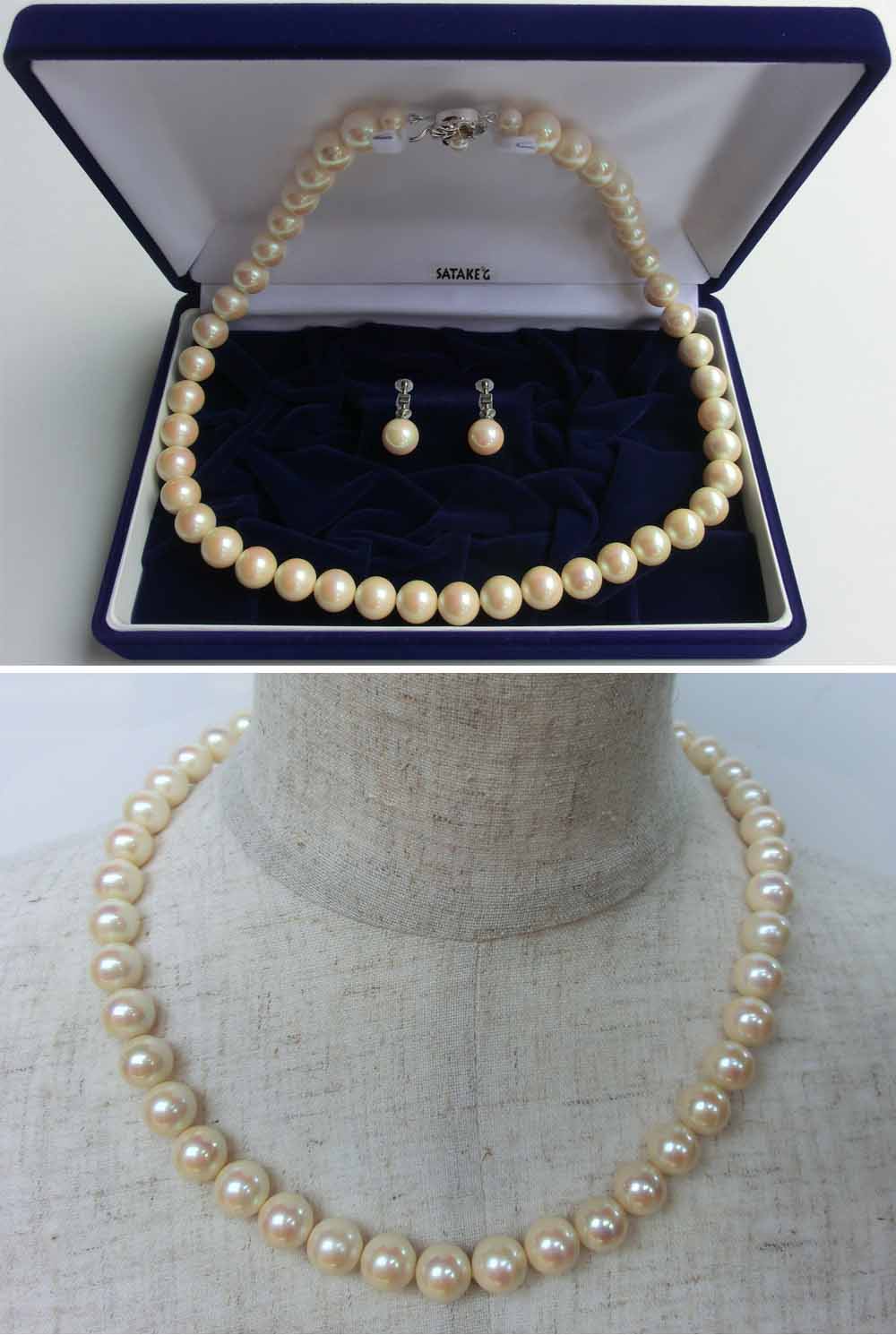 貝ベースの人造真珠 10mm ノーマルカラー