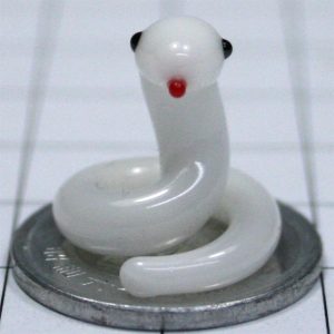 ガラス細工 十二支(ミニ)ヘビ 巳