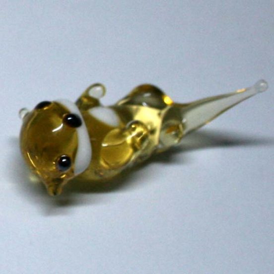 ガラス細工 ラッコ 茶色 – Satake Glass