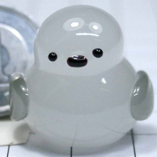 確認用　ガラス細工　シマエナガ ガラス細工 シマエナガ – Satake Glass