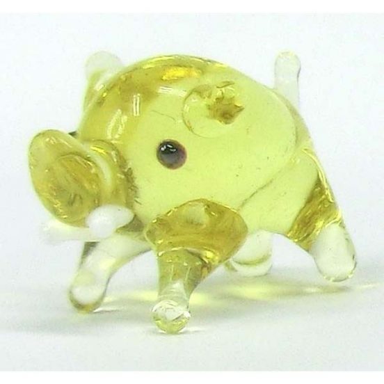 ガラス細工 十二支(ミニ)イノシシ 亥 – Satake Glass